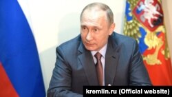 Володимир Путін під час нелегального перебування в українському Криму, 19 серпня 2016 року
