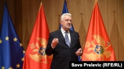 Premijer Crne Gore Zdravko Krivokapić u Podgorici 22. november 2021.