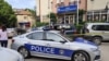 Policia e Kosovës gjatë aksionit në Mitrovicë të Veriut më 20 maj 2024. 