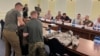 Під час засідання Комітету Верховної Ради України з питань антикорупційної політики щодо можливої корупції у Міністерстві оборони. Київ, 23 серпня 2023 року