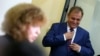 Председателите на ВКС и ВАС Галина Захарова и Георги Чолаков говориха пред медиите преди заседанието на Пленума на ВСС.