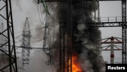 У ніч і вранці 22 березня російські війська завдали чергового удару по Україні, пошкодження призвели до аварійних відключень на Харківщині