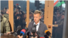 Magyar Péter sajtótájékoztatója a Fővárosi Nyomozó Ügyészség Belgrád rakparti épületénél 2024. március 20-án