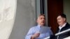Orbán Viktor és Mészáros Lőrinc Felcsúton 2019. május 19-én