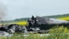 Imagine a bombardierului rusesc căzut în regiunea Stravropol la 19 aprilie, postată pe Telegram de guvernatorul Vladimir Vladimirov. 
