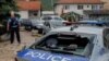 Fotografi ilustruese nga një sulm ndaj një veture të Policisë së Kosovës në Zvecan, më 26 maj 2023.