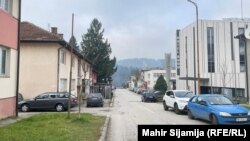 Rrugë në Rudë ku u bë nisja në mënyrë të organizuar për të votuar në Beograd, 21.12.2023.