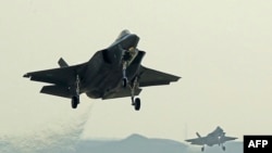 Hadgyakorlaton az izraeli légierő F–35 típusú harci repülőgépei