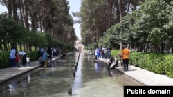 عکس آرشیوی از باغ دولتآباد یزد