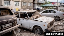 Լեռնային Ղարաբաղ - Ստեփանակերտը սեպտեմբերի 19-20-ի ադրբեջանական հրետակոծություններից հետո