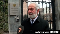 Արցախի Ազգային ժողովի նախագահի պաշտոնակատար Գագիկ Բաղունցը զրուցում է «Ազատության» հետ, Երևան, 20-ը փետրվարի, 2024թ.