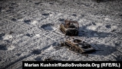 Зьнішчаная расейская ваенная тэхніка ва Ўкраіне.