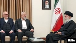 علی خامنهای و اسماعیل هنیه
