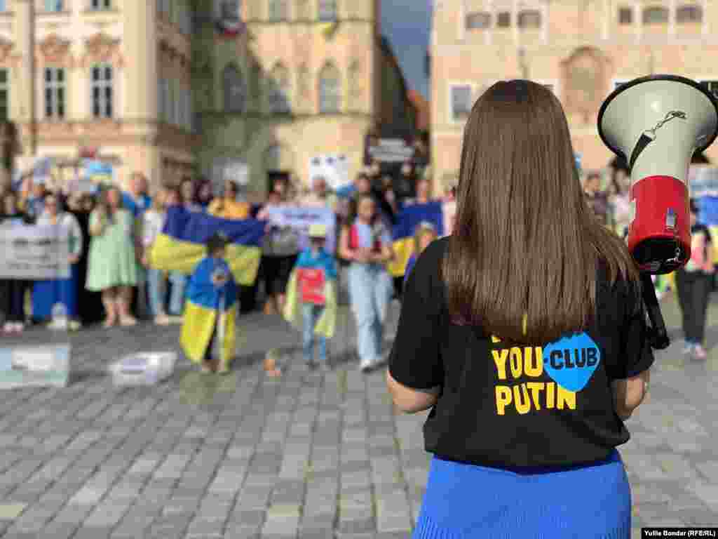 Акцію організували українці з громадської організації «Голос України" 