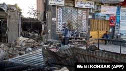 Kabul. Hazaralaryň köplük bolup ýaşaýan Daşt-e Barçy etraby