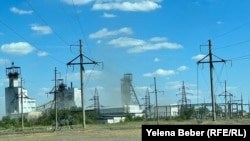 Шахтинскідегі өрт болған шахта.