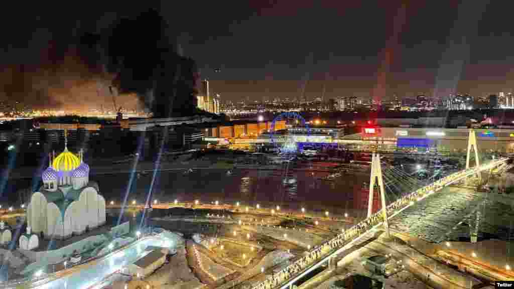 22 martie 2024 - Crocus City Hall, situat la vest de Moscova. Mai multe persoane mascate au deschis focul în sale de spectacole, care avea peste 6.000 de locuri. Câteva explozii s-au auzit din interiorul clădirii, se pare că atacatorii au aruncat cocktailuri Molotov. 