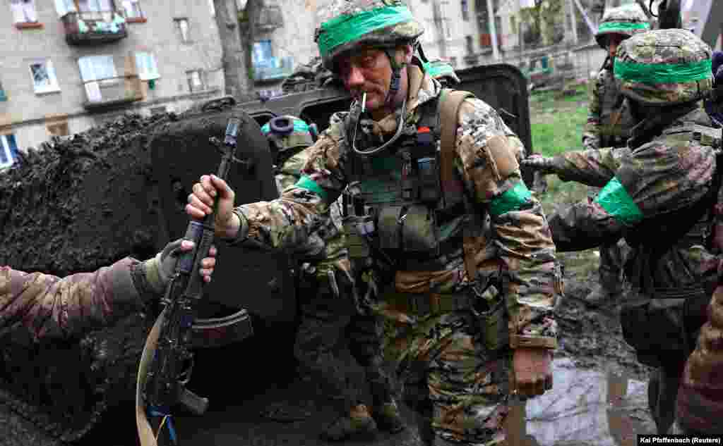 As the intense fighting continues unabated, Kyiv's forces are rotating their troops out to an undisclosed location to give them some much-needed downtime to rest and recuperate before being sent back into combat.