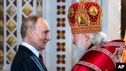 Президент РФ Володимир Путін і патріарх РПЦ Кирило, фото ілюстративне