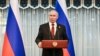 Imagine de arhivă: Președintele Rusiei, Vladimir Putin, susține o conferință de presă după o sesiune extinsă a Consiliului Economic Suprem Eurasiatic, în Kîrgîzstan, 9 decembrie 2022.