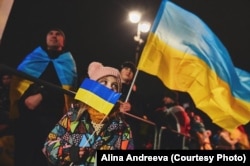 Українці під час акції у Німеччині