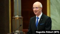Varga Zs. András, a Kúria elnöke beszédet mond a Háromszáz éves a Kúria címmel rendezett jogtörténeti konferencián a Kúrián 2023. június 19-én