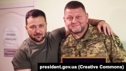 Уладзімір Зяленскі і Валеры Залужны. Архіўнае фота