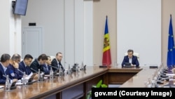 Starea de urgență în Republica Moldova a expirat la sfârșitul anului trecut și nu a fost prelungită. Imagine de la ședința Comisiei pentru Situații Excepționale (CSE) din 4 octombrie 2023.