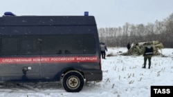 Місце катастрофи російського транспортного літака Іл-76, 24 січня 2924 року 