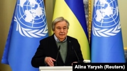 Антоніу Ґутерріш у Києві, березень 2023 року