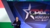 Orbán Viktor miniszterelnök beszédet mond a CPAC Magyarország kétnapos konzervatív konferencián a Bálna Budapestben 2023. május 4-én