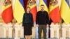 Президент України Володимир Зеленський і президент Молдови Мая Санду. Київ, 21 листопада 2023 року 