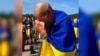 Prizonier ucrainean de război revenit din Russia pe 24 august 2024.