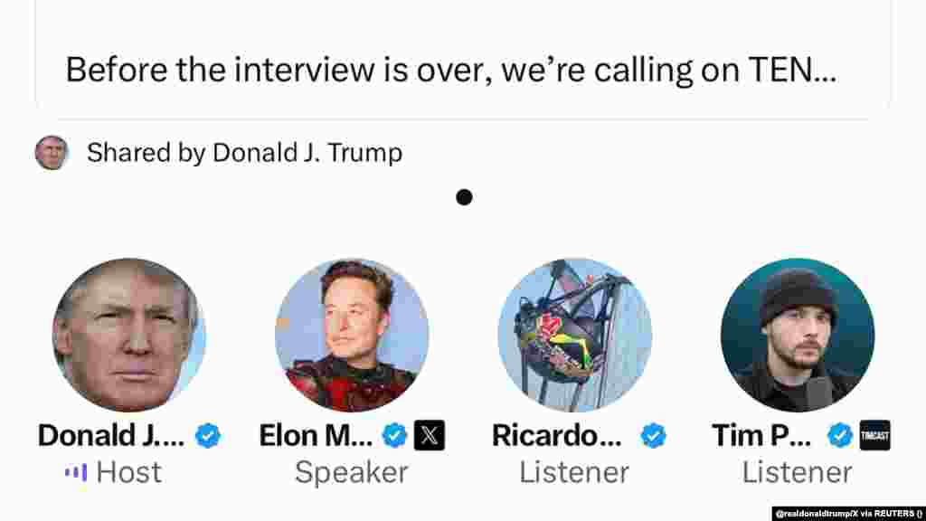 Musk, a világ leggazdagabb embere nem sokkal a merényletkísérlet után bejelentette, hogy támogatja Trumpot, annak ellenére, hogy a volt elnök ellenzi az elektromosautó-gyártók, például a Tesla állami támogatását. Musk 2020-ban Joe Biden demokrata elnököt támogatta. Trump, aki régóta kritizálja az elektromos járműveket, Musk jobboldali fordulata óta váltott: az interjúban már elképesztőnek nevezte a Tesla által gyártott elektromos autókat