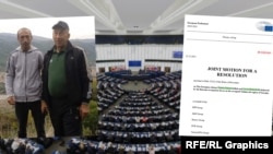 თამაზ გინტური და ლევან დოთიაშვილი - ევროპარლამენტარებმა საქართველოს მხარდამჭერი რეზოლუცია მოამზადეს.