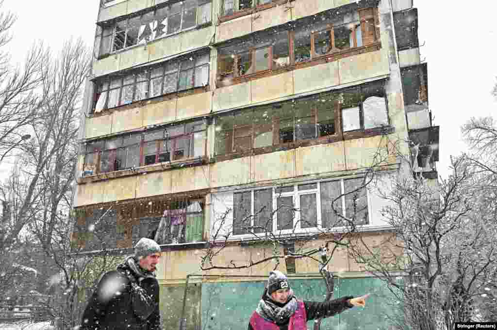 Five people were wounded in the attack in Zaporizhzhya, where Governor Yuriy Malashko said residential areas had been struck. "Not a single military target," he wrote on Telegram. 