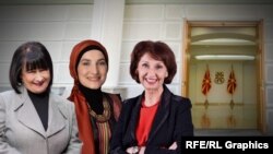 Biljana Vankovska, Merisha Smajlović i Gordana Siljanovska-Davkova