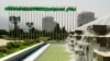 Aşgabat şäheriniň fontanlarynyň biri
