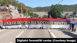 Një nga provokimet e organizatave pro-serbe në Mal të Zi drejtuar kundër Kosovës, fotografi ilustruese nga arkivi.
