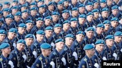 Parada militară de Ziua Victoriei, Piața Roșie, Moscova, 9 mai 2022.