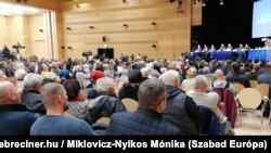 Közmeghallgatás Debrecenben a tervezett akkumulátorgyárról 2023. január 9-én