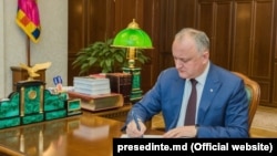 Președintele Igor Dodon.