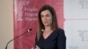 Varga Judit igazságügyi miniszter beszédet mond a Polgári Magyarországért Alapítvány Quo vadis Európa? - nemzetek Európája és a magyar érdek című konferenciáján az alapítvány budapesti székházában 2022. május 12-én. 