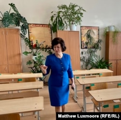 Okszana Akulova, Gorbacsov volt iskolájának jelenlegi igazgatója azt mondja: diákjait nem nagyon érdekli a szovjet történelem és Gorbacsov szerepe