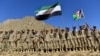 Afghan resistance movement and anti-Taliban uprising forces undergo military training in the Malimah area of the Dara district in Panjshir Province on September 2. The province is the last holdout against the Taliban. 