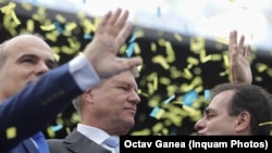 Ludovic Orban în campanie cu președintele Iohannis