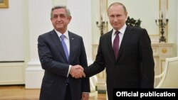 Vladimir Putin və Serzh Sarkisian