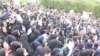 تجمع اعتراضی شهروندان اهوازی در رابطه با آلودگی هوای این شهر