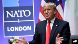 ABŞ-nyň prezidenti Donald Tramp NATO-nyň 2019-njy ýyldaky sammitinde