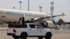 Forțele talibane ocupă Aeroportul Internațional Hamid Karzai din Kabul, după retragerea Statelor Unite, 31 august 2021.